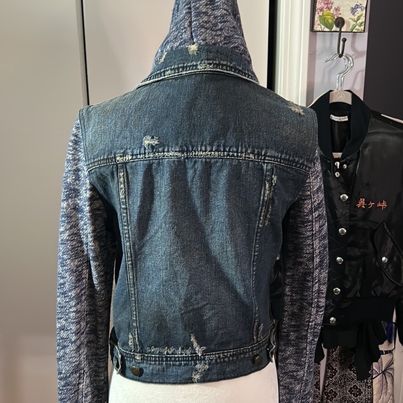 Free people hooded denim jacket - Picture 7 of 12